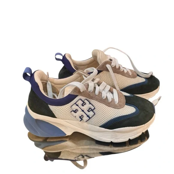 Tory Burch Good Luck Trainer Sneakers size 7.5 - Picture 7 of 9